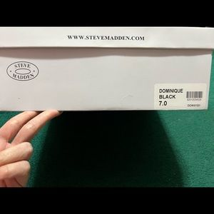 Steve Madden black thigh high Dominique suede boots